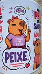 Arte Caneca Amizade Capivara Amiga qual seu animal favorito Arquivo em Jpg - Thumbnail 2