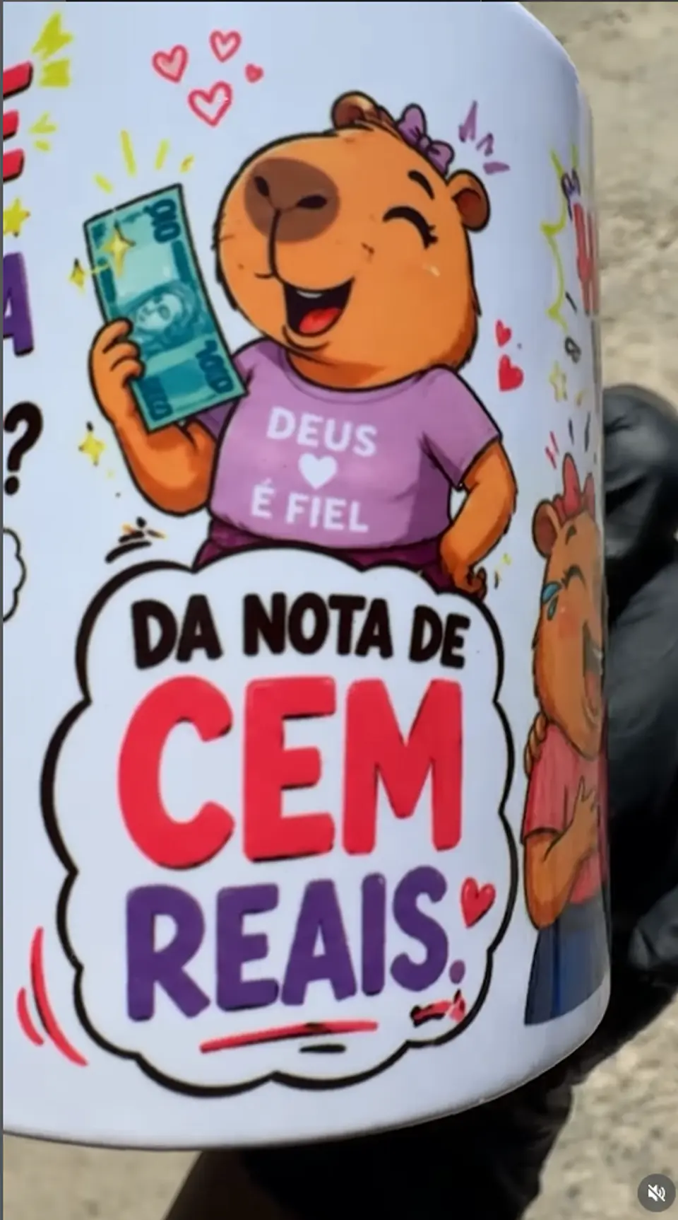 Arte Caneca Amizade Capivara Amiga qual seu animal favorito Arquivo em Jpg 4