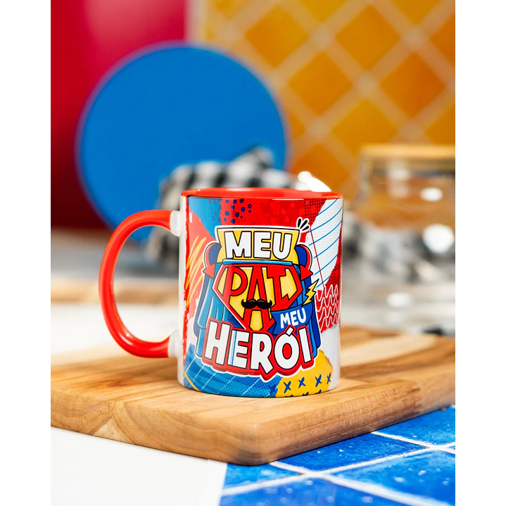 16 Artes para Caneca Dia dos Pais Meu Pai meu Herói Arquivo em Png 7