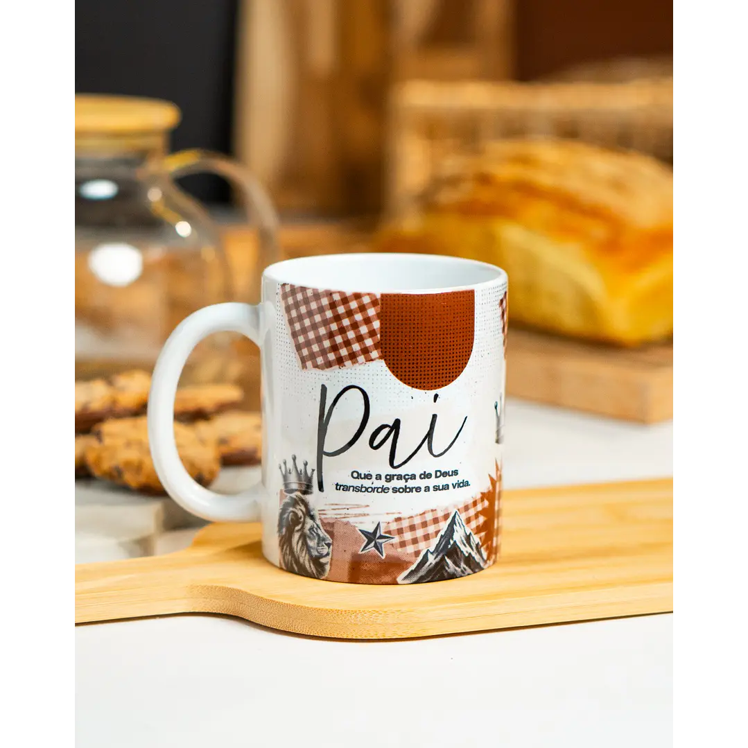 15 Artes para Caneca Dia dos Pais Pai é Benção Arquivo em Png 4