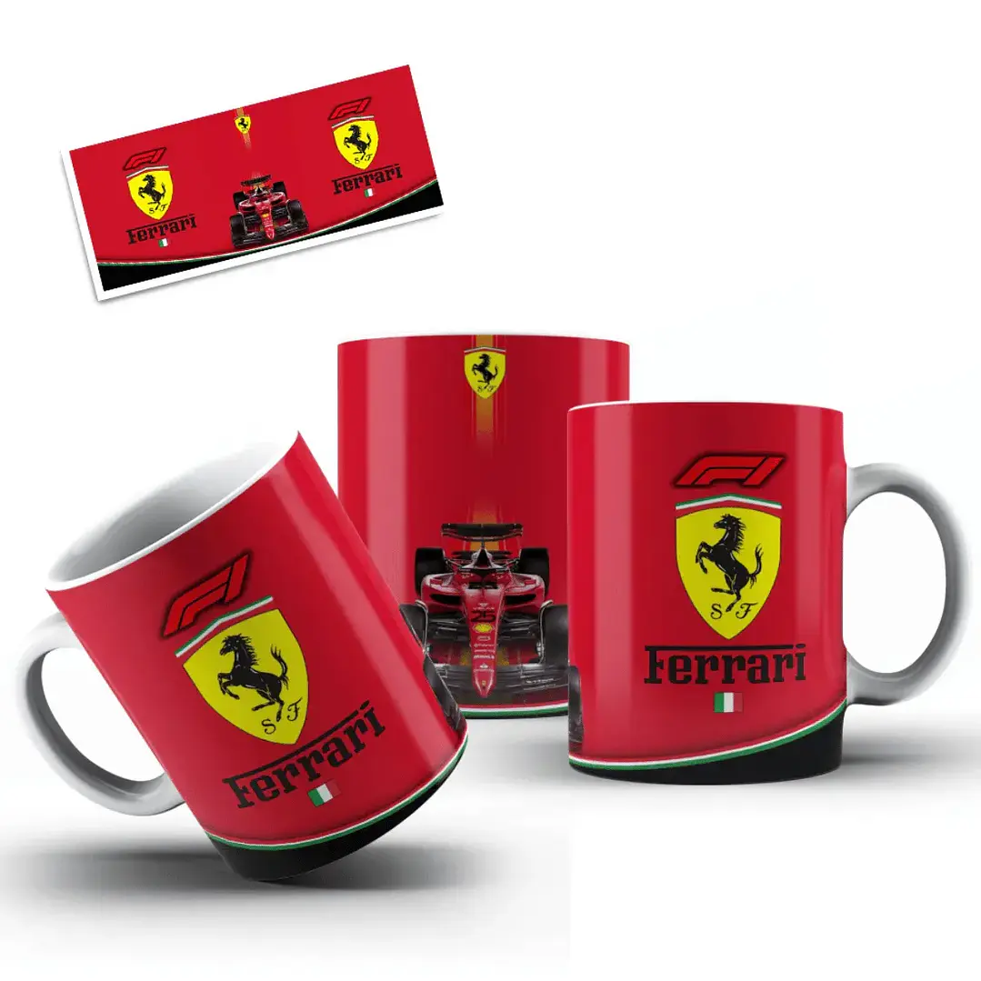 5 Artes para Caneca Formula 1 Arquivo em Png 1