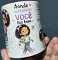 Arte para Caneca Deus abençõe sua vida amiga Arquivo em Jpg  - Thumbnail 3