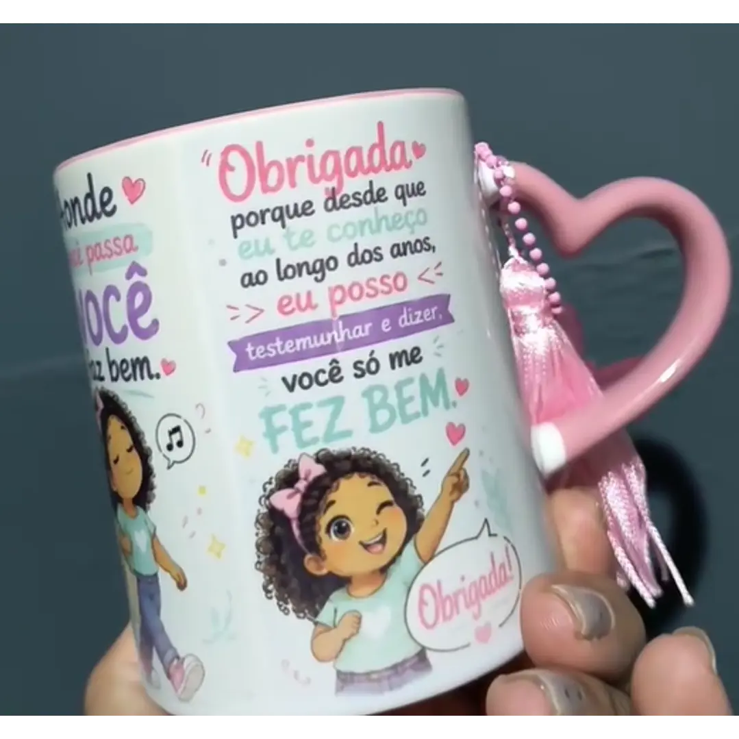 Arte para Caneca Deus abençõe sua vida amiga Arquivo em Jpg  4