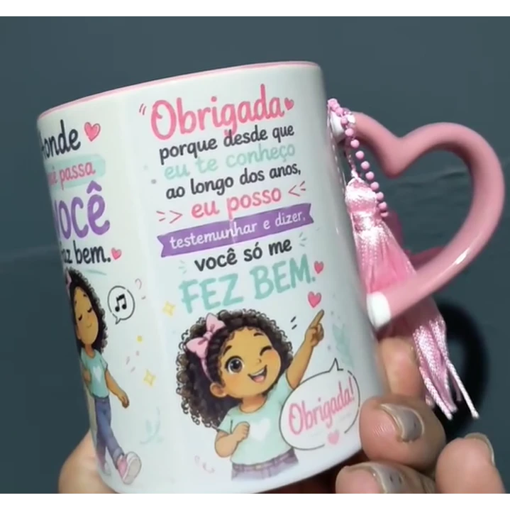 Arte para Caneca Deus abençõe sua vida amiga Arquivo em Jpg  4