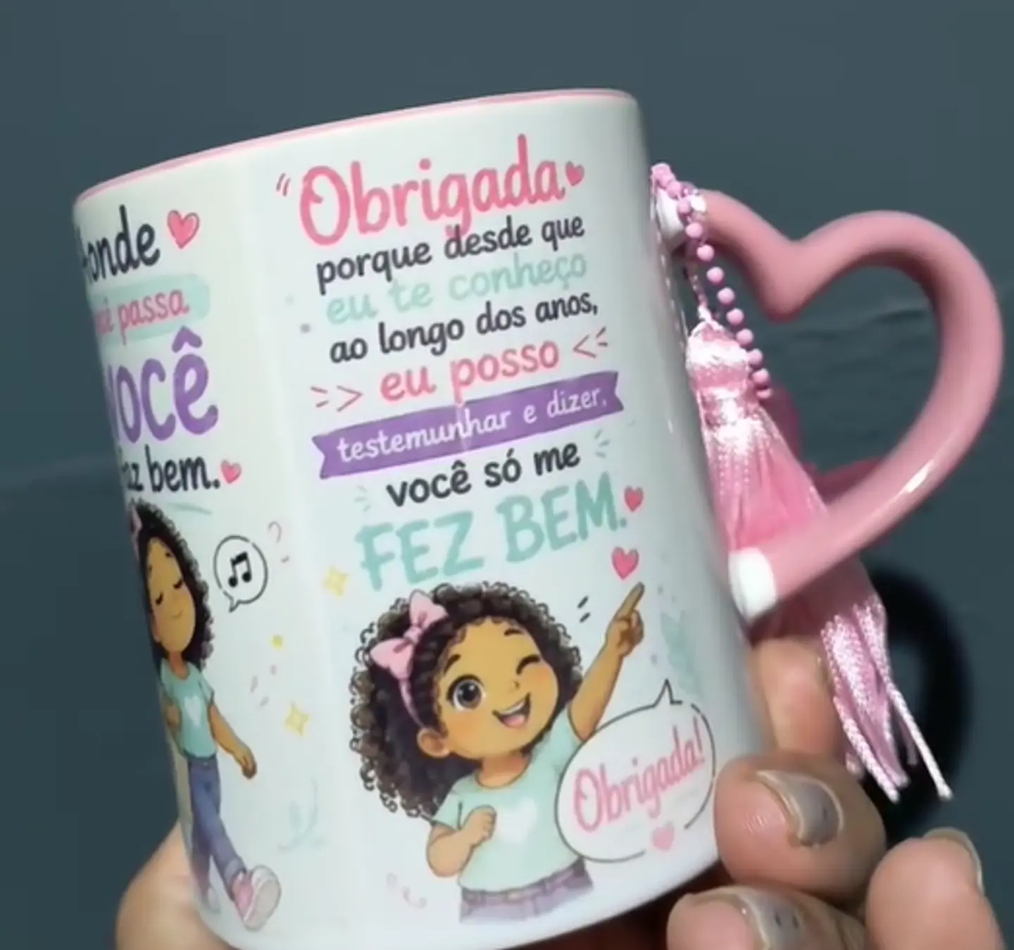 Arte para Caneca Deus abençõe sua vida amiga Arquivo em Jpg  4