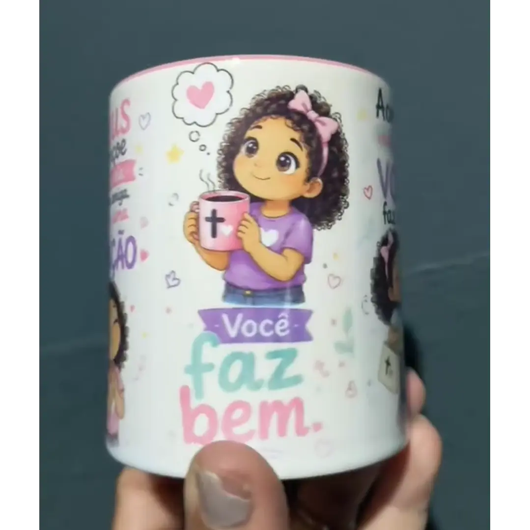 Arte para Caneca Deus abençõe sua vida amiga Arquivo em Jpg  2