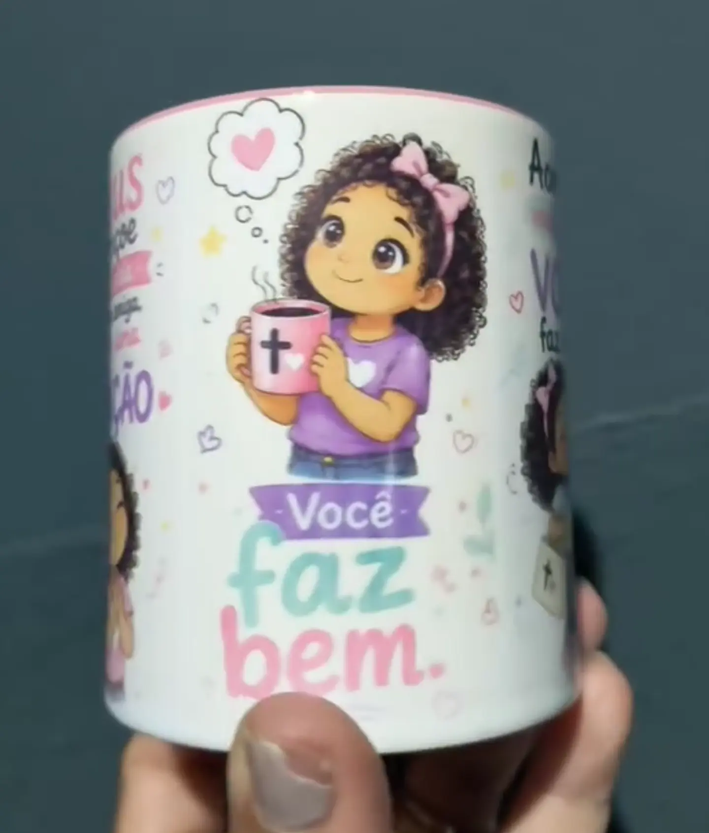 Arte para Caneca Deus abençõe sua vida amiga Arquivo em Jpg  2