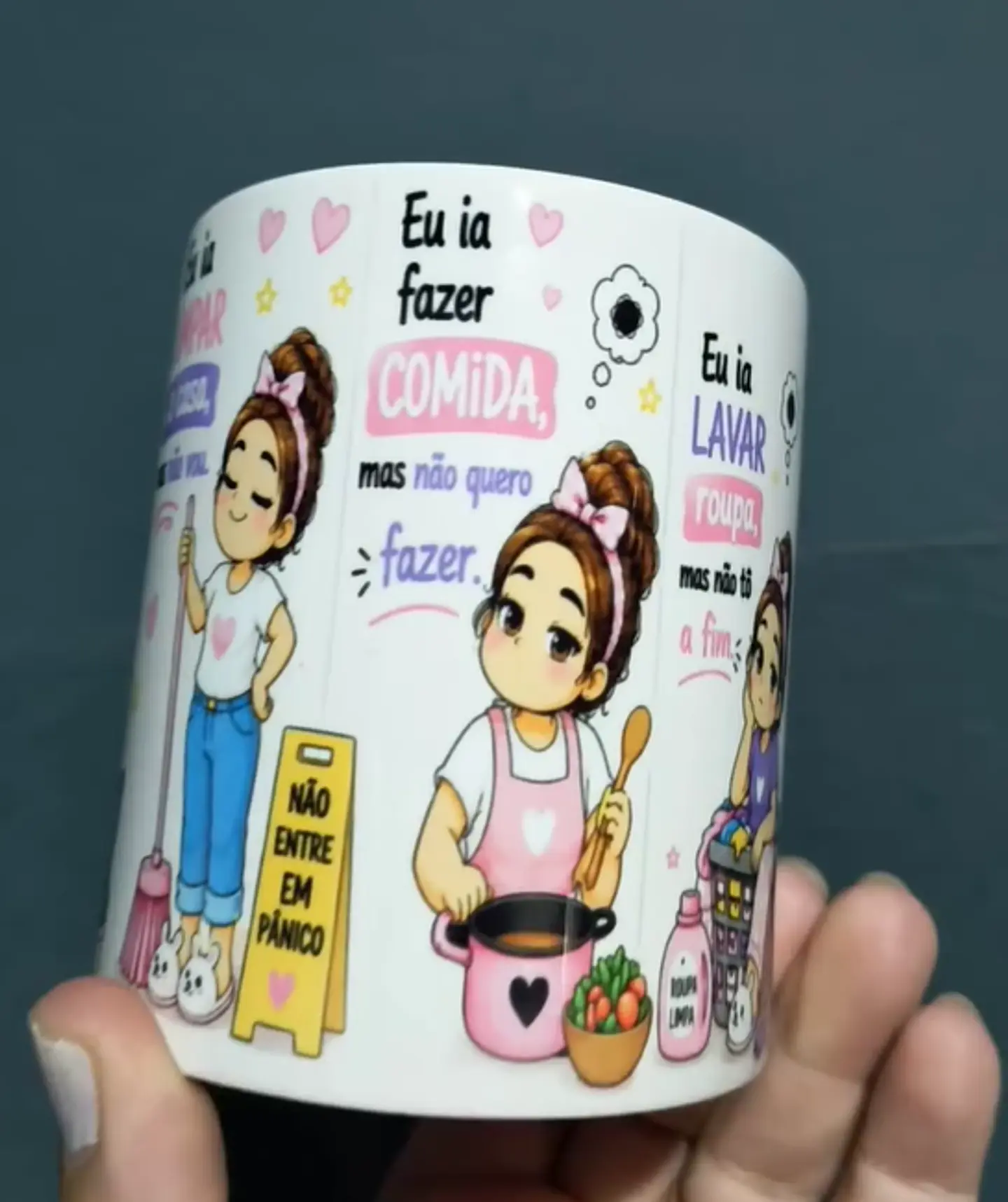  Artes para Caneca hoje eu acordei no modo ia. não hoje em Png  4