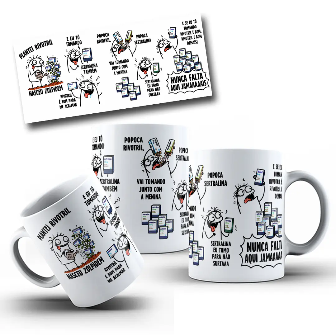 Arte Caneca Plantei Rivotril e nasceu Zolpidem Arquivo em Jpg  1