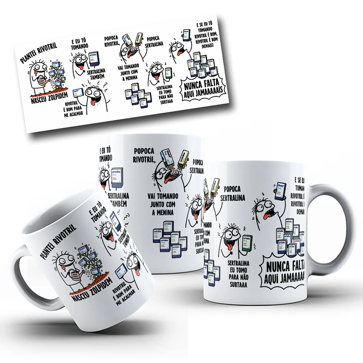 Arte Caneca Plantei Rivotril e nasceu Zolpidem Arquivo em Jpg  1