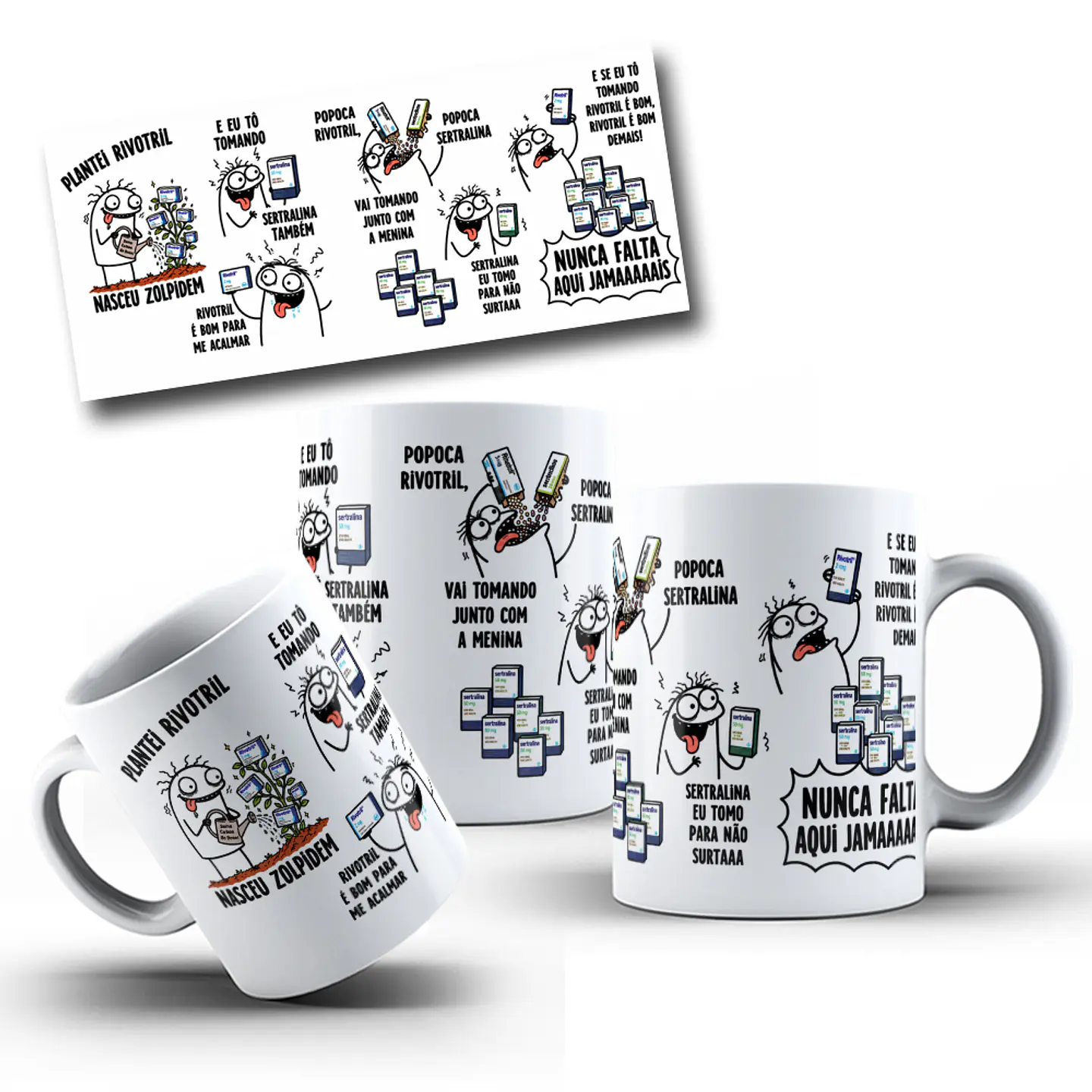 Arte Caneca Plantei Rivotril e nasceu Zolpidem Arquivo em Jpg  1
