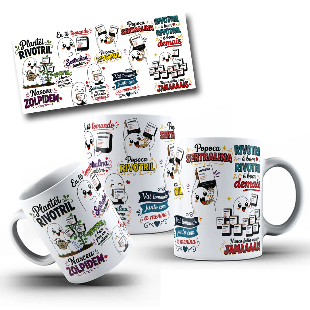 Arte Caneca Plantei Rivotril e nasceu Zolpidem Arquivo em Jpg  1