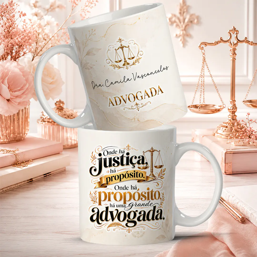 4 Artes para Caneca Profisão Advogado Arquivo em Png 4