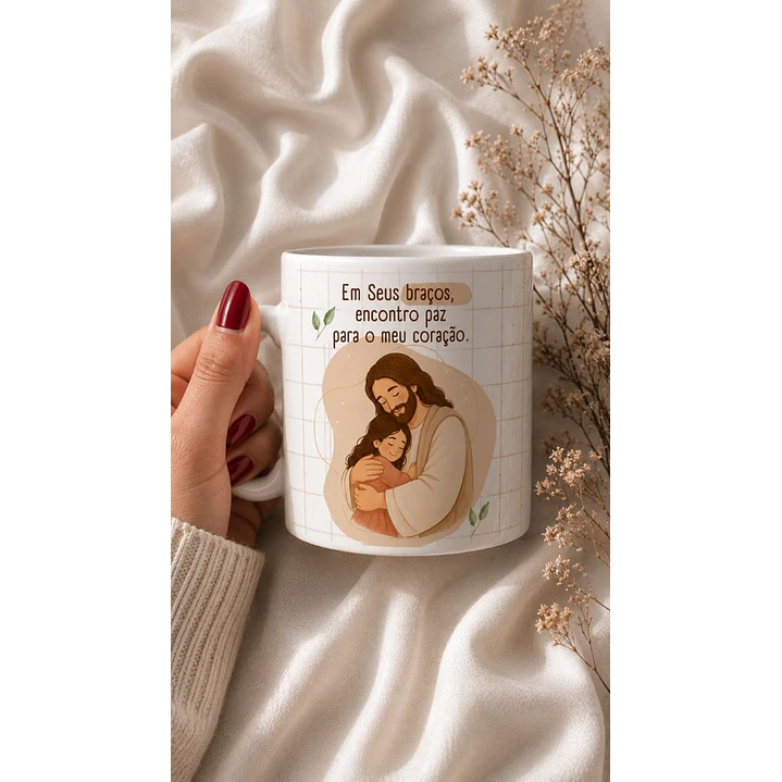 5 Artes para caneca Jesus descança no Senhor Arquivo em Jpg 4