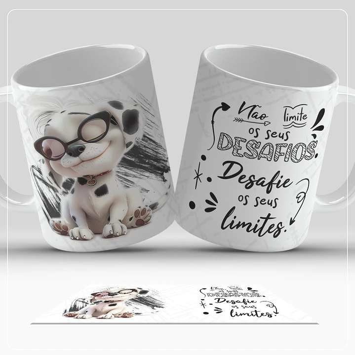 6 Artes para Caneca Dogs Frases Arquivo em Jpg  3