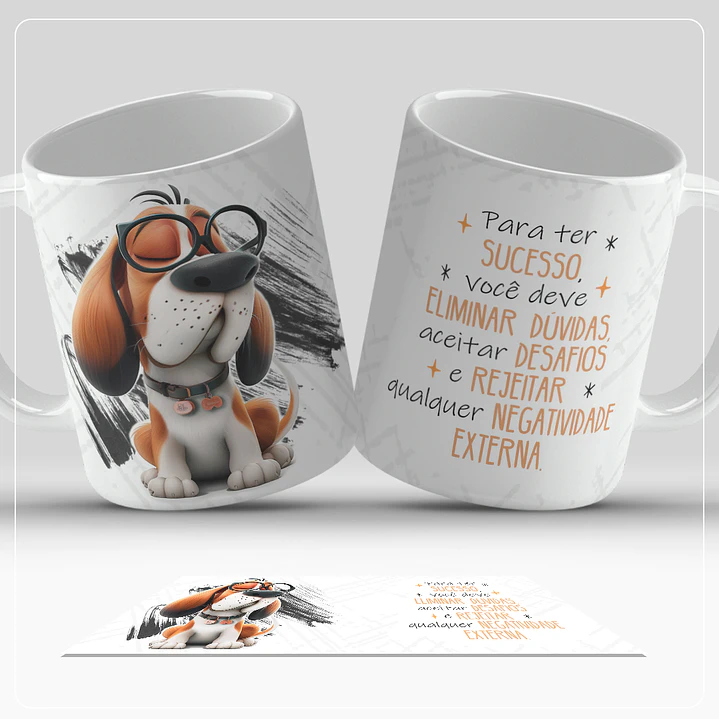 6 Artes para Caneca Dogs Frases Arquivo em Jpg  4