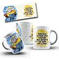 6 Artes para Caneca Frases Minions Arquivo em Png - Thumbnail 6