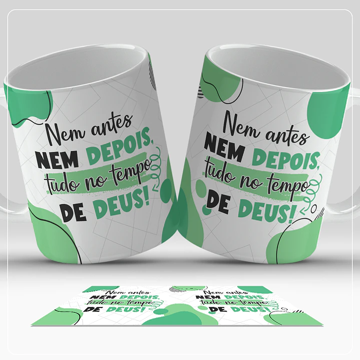 6 Artes para Caneca Frases Positividade Arquivo em Jpg  12