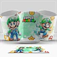 6 Artes para Caneca Super Mario Aquarela Arquivo em Png  - Thumbnail 2