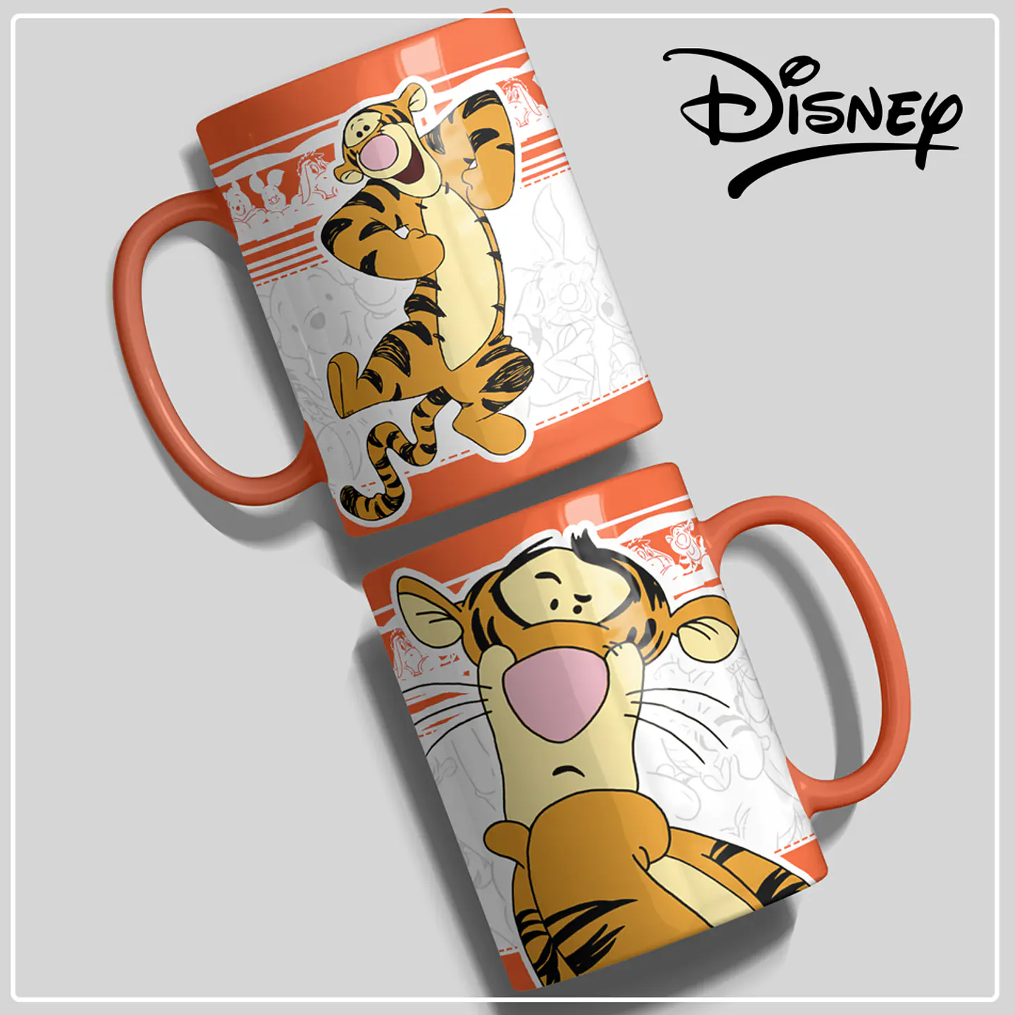 6 Artes para Caneca Turma do Ursinho Pooh Arquivo em Jpg 2