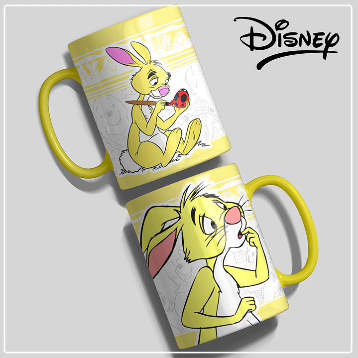 6 Artes para Caneca Turma do Ursinho Pooh Arquivo em Jpg 3