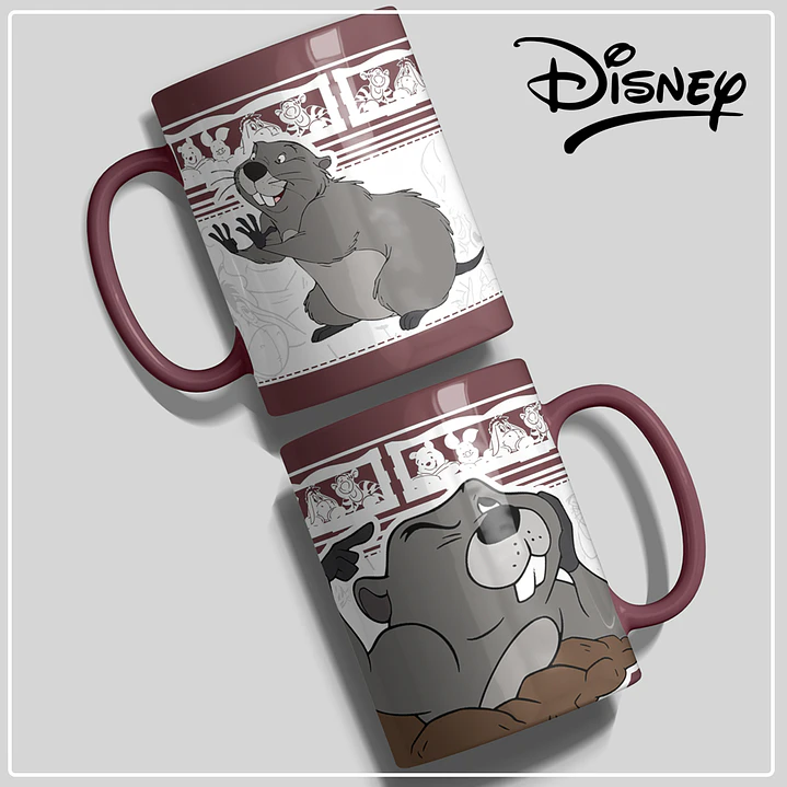 6 Artes para Caneca Turma do Ursinho Pooh Arquivo em Jpg 5