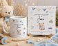 8 Artes para Caneca e Azulejo Dindos Batismo Infantil Aquarela Arquivo Editável - Thumbnail 2