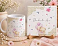 8 Artes para Caneca e Azulejo Dindos Batismo Infantil Aquarela Arquivo Editável - Thumbnail 3