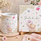 8 Artes para Caneca e Azulejo Dindos Batismo Infantil Aquarela Arquivo Editável - thumbnail 3