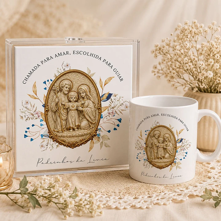 8 Artes para Caneca e Azulejo Sagrada Família Dindos Arquivo em Png  2
