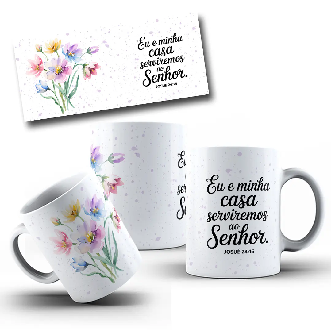10 Artes para Caneca Jardim da Fé Frases Arquivo em Png 4
