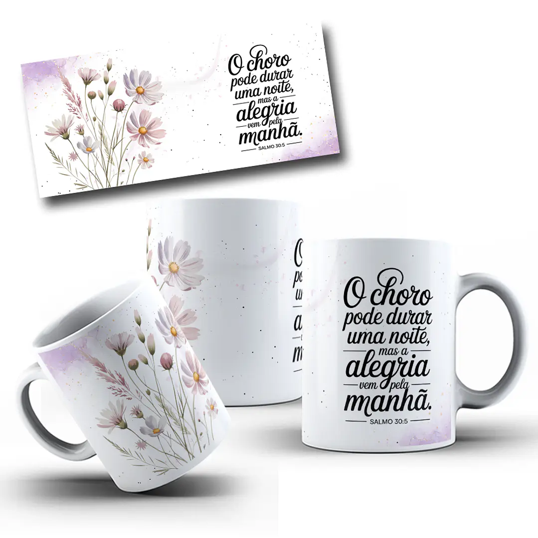 10 Artes para Caneca Jardim da Fé Frases Arquivo em Png 5