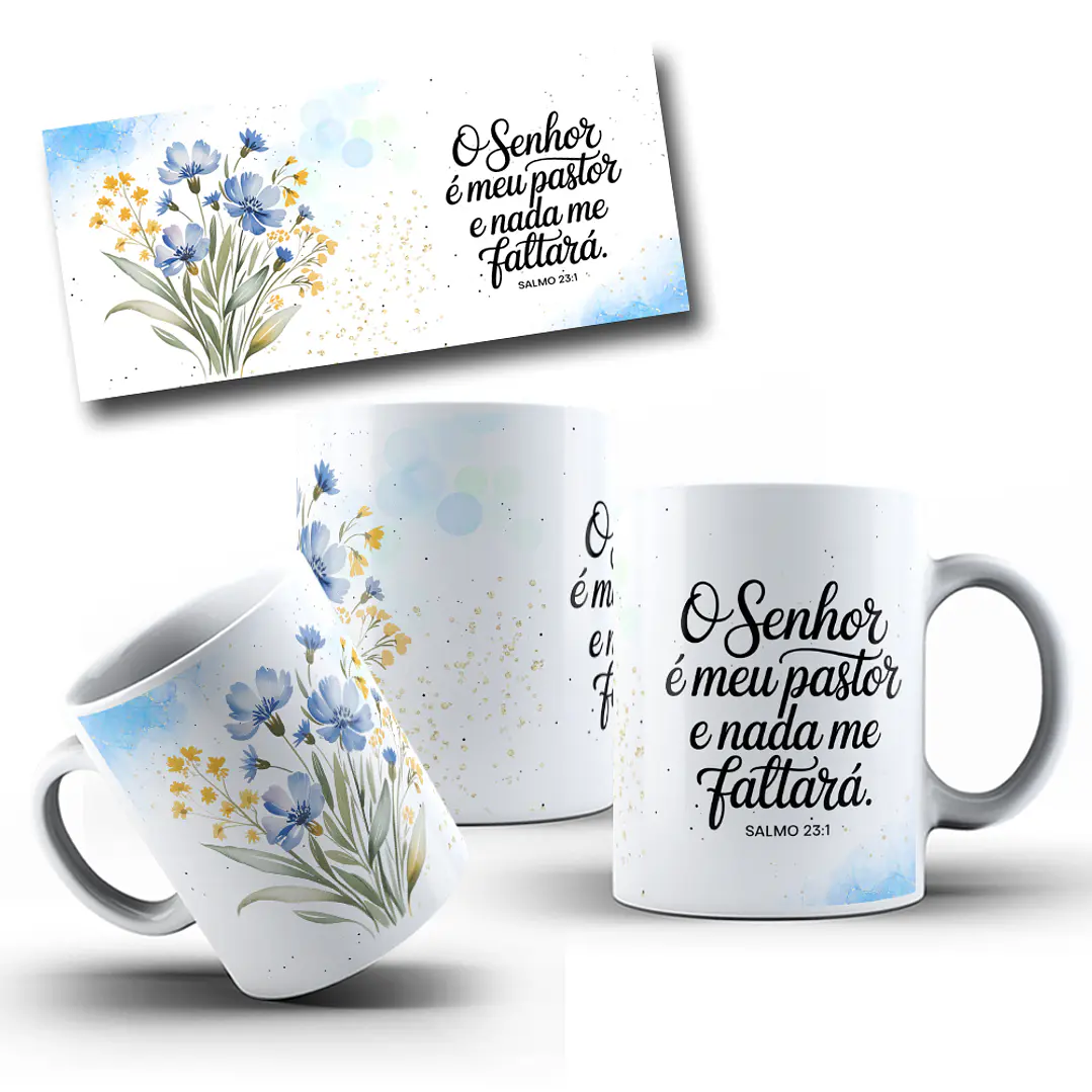 10 Artes para Caneca Jardim da Fé Frases Arquivo em Png 8
