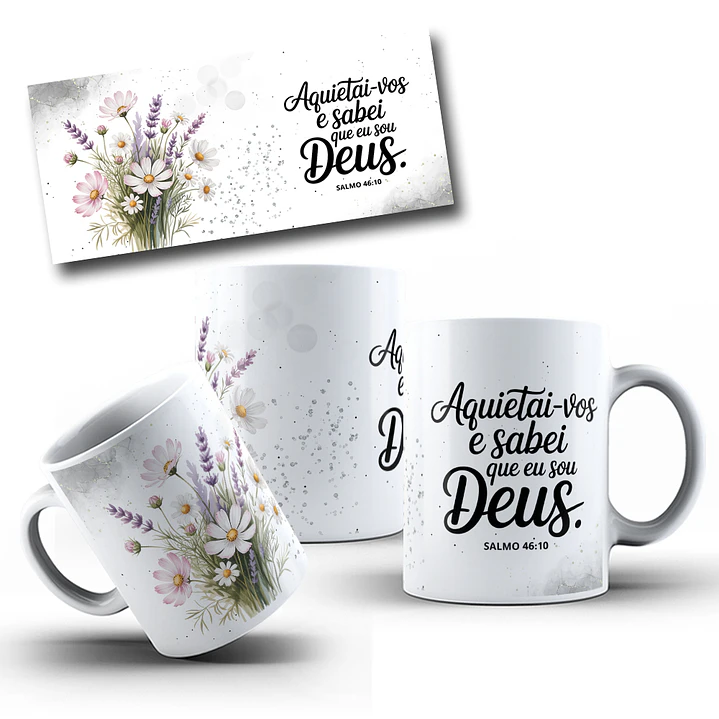 10 Artes para Caneca Jardim da Fé Frases Arquivo em Png 9