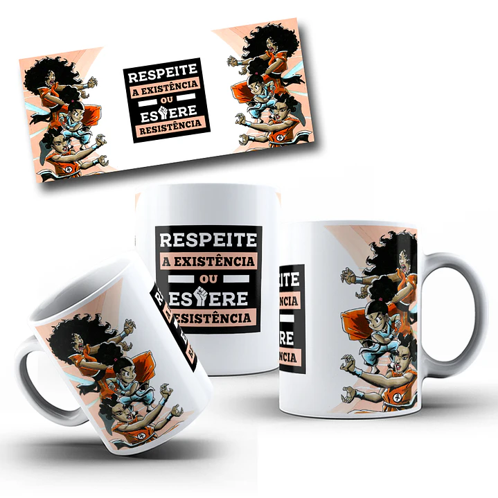 10 Artes para Caneca Racismo Arquivo em Jpg  7