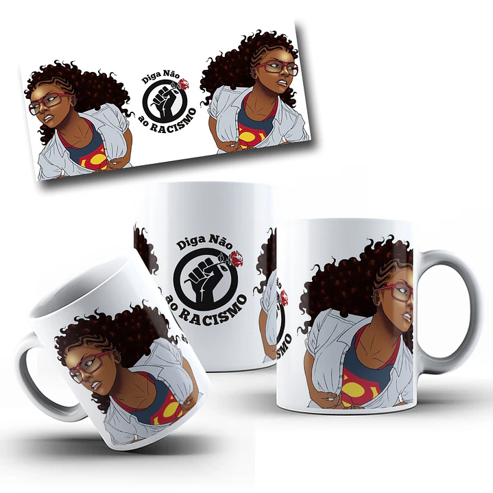 10 Artes para Caneca Racismo Arquivo em Jpg  8