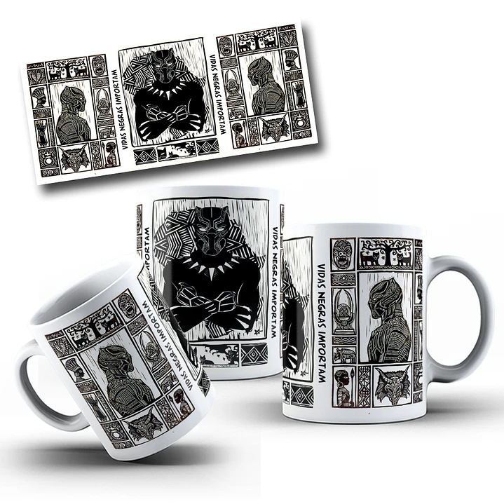 10 Artes para Caneca Racismo Arquivo em Jpg  10