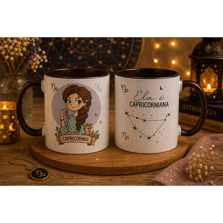 12 Artes para Caneca Signos Feminino Arquivo em Png  2
