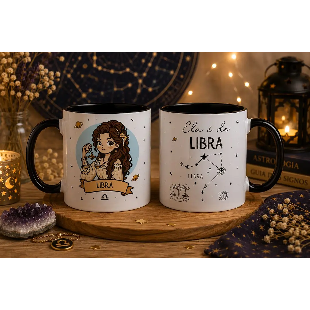12 Artes para Caneca Signos Feminino Arquivo em Png  7