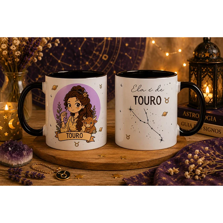 12 Artes para Caneca Signos Feminino Arquivo em Png  8