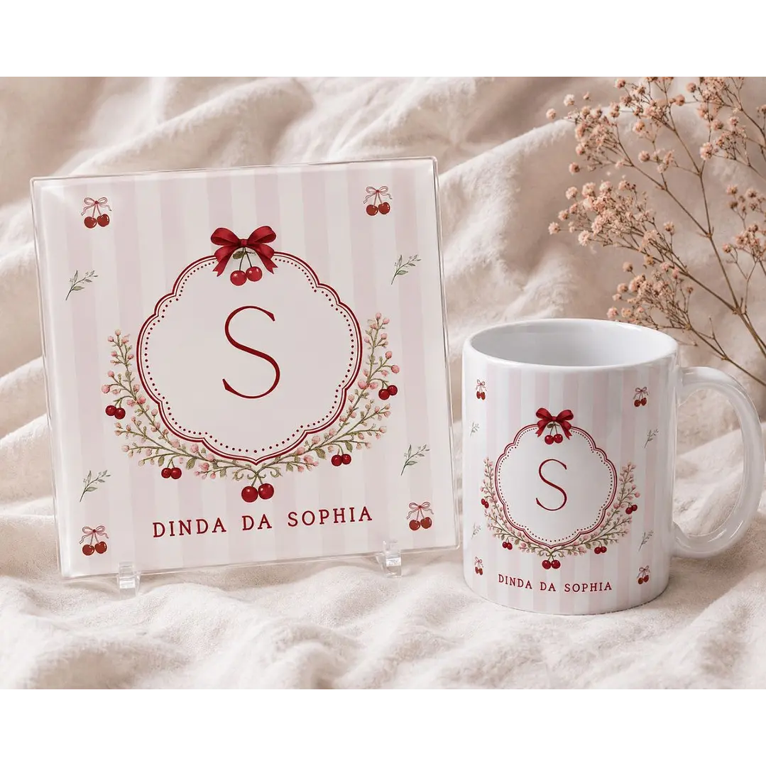 14 Artes para Caneca e Azulejo Dindos Arquivo Editável 4