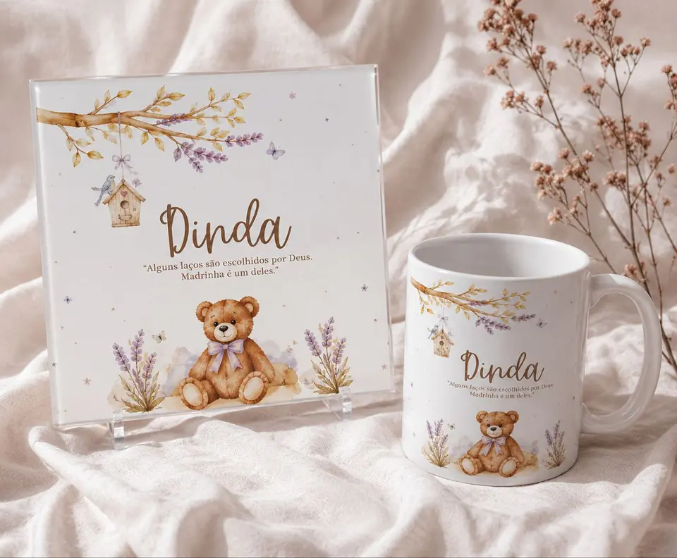 14 Artes para Caneca e Azulejo Dindos Arquivo Editável 6