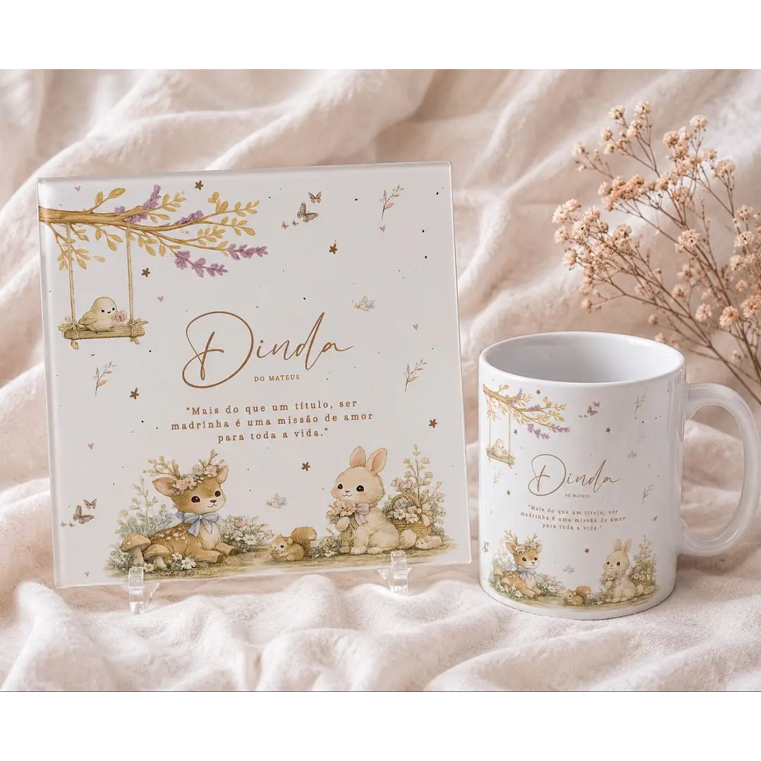 14 Artes para Caneca e Azulejo Dindos Arquivo Editável 8