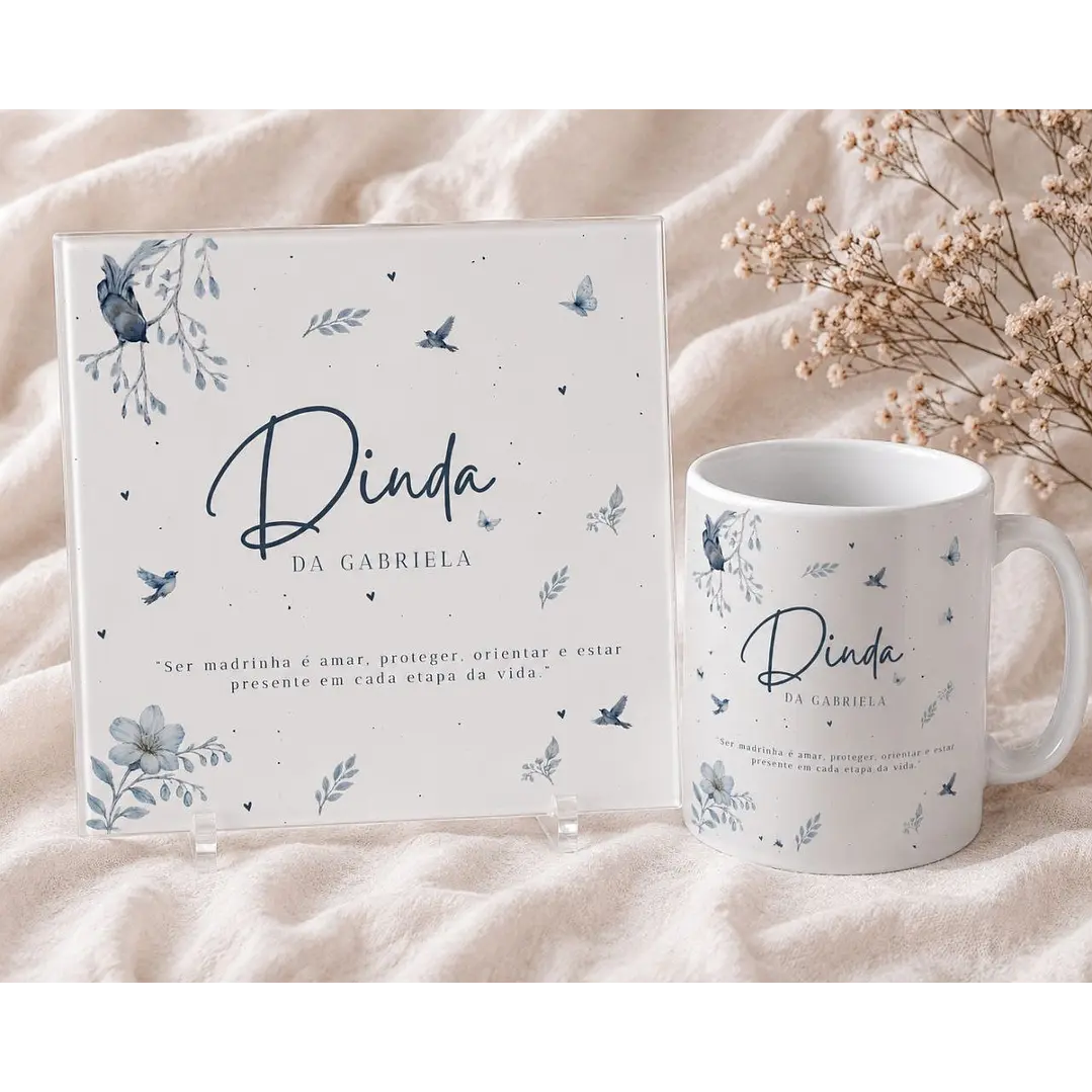14 Artes para Caneca e Azulejo Dindos Arquivo Editável 9