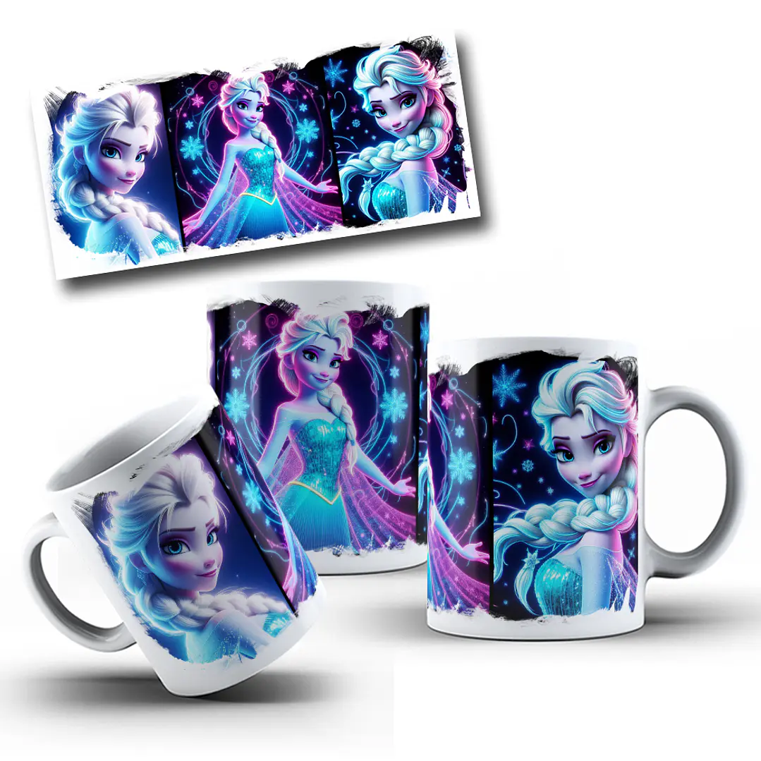 15 Artes para Caneca Neon Personagens Arquivos em Png 3
