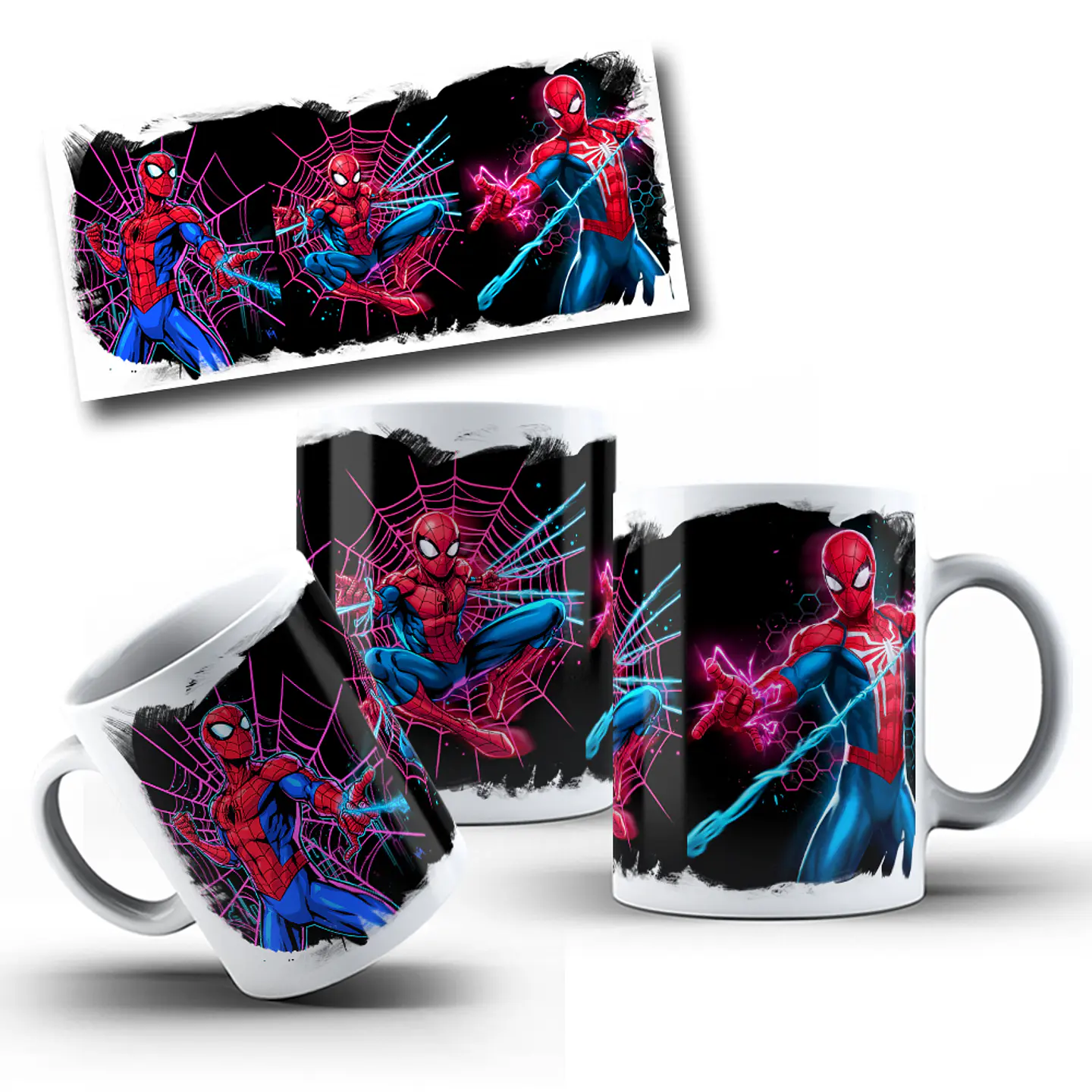 15 Artes para Caneca Neon Personagens Arquivos em Png 4