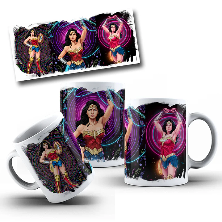15 Artes para Caneca Neon Personagens Arquivos em Png 7