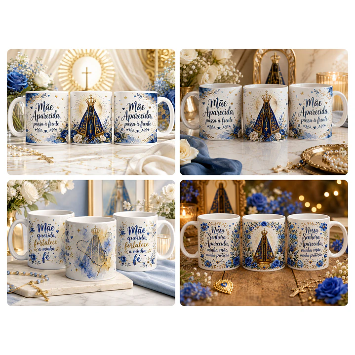 29 Artes para Caneca Nossa Senhora Aparecida Arquivo em Jpg 2