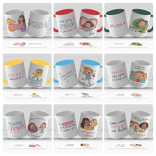 31 Artes para Caneca Humor Amizade e Motivacional Ilustrado Frases engraçadas Arquivo em Jpg