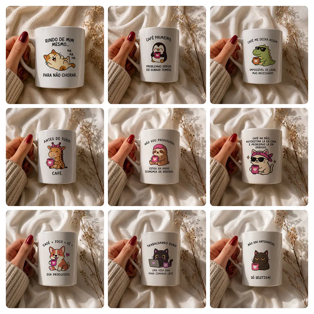 42 Artes para Caneca Frases Divertidas e Virais Arquivo em Png  2